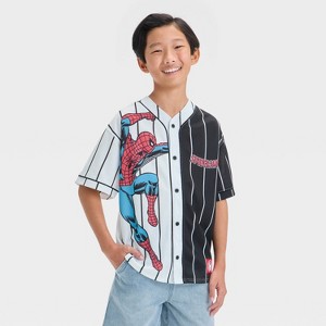 Boys' Spider-Man Baseball Jersey - 1 of 4