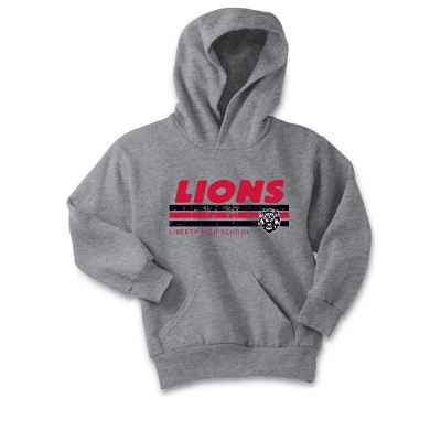 トップス the red thread S logo fluffy bare tops Kids Liberty High School Lions Name & Graphic Classic Fleece