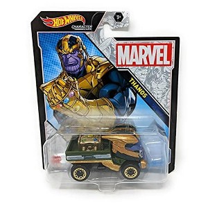 Hot Wheels Character Cars Marvel Thanos Vehicle – 1:64 Scale Die-Cast Car, Collectible Marvel Superhero Vehicle for Kids and Fans - 1 of 3