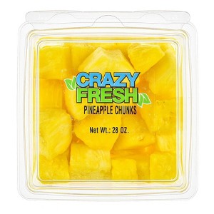 Crazy Fresh Cut Pineapple Chunks - 28oz - 1 of 3