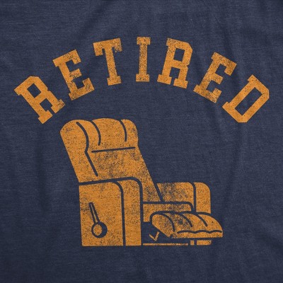 Мужские футболки Crazy Dog T-Shirts, Inc. Mens Retired Recliner Funny T Shirt Sarcastic Graphic Tee for Men - Crazy Dog Men's T Shirt With Sarcastic Sayings Navy L — фото 2