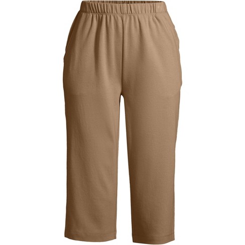 elastic waist capri pants