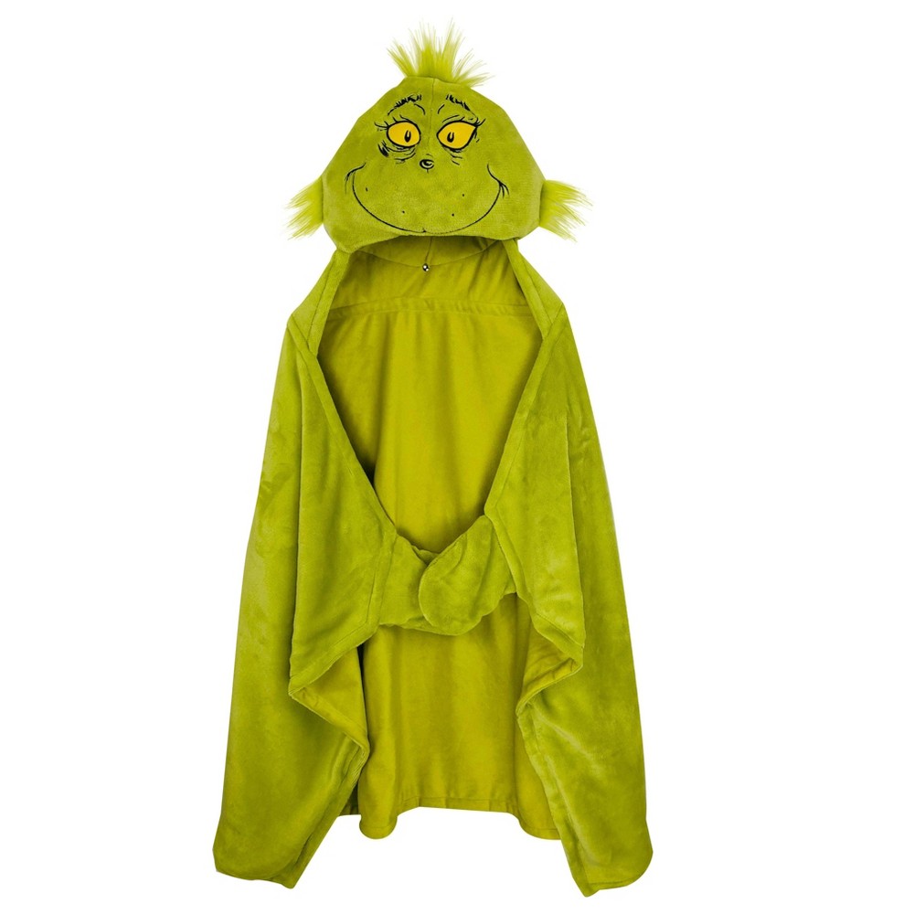 Photos - Other Textiles The Grinch Christmas Kids' Hooded Blanket