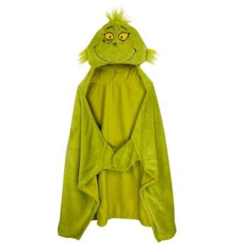 The Grinch Christmas Kids' Hooded Blanket