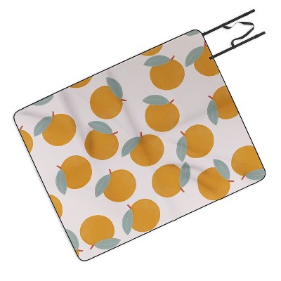 Hello Twiggs Orange Orange Picnic Blanket - Deny Designs