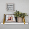 Pavilion Gift Company - Do It Yourself - 5" x 5" Wood Framed Glass Plaque - Wall Sign Panels - 2 of 4
