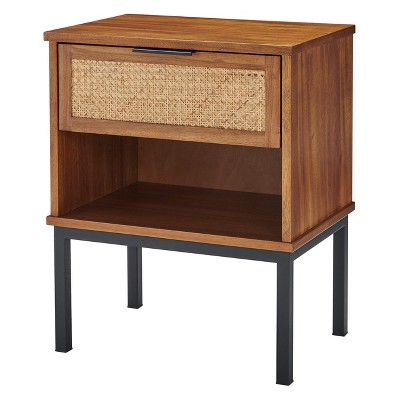 New Pacific Direct New Pacific Direct Caine Rattan Night Stand - Brown (Pack of 1)