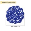 Unique Bargains Cotton Woven Vintage Lace Floral Pattern Heat Insulating Coasters 4" 4 Pcs - 2 of 4