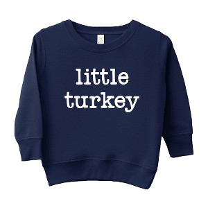 The Juniper Shop Little Turkey Typewriter Toddler Graphic Sweatshirt - 1 of 3