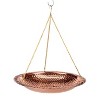 BBH18 18" Hanging  Pure Copper Bird Bath - Good Directions - 3 of 4