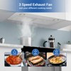 Tylza Kitchen Range Hood Insert - 28 Inch, 500 CFM, 3-Speed, LED Lights, Stainless Steel - 3 of 4