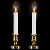 Northlight Single Light Window Candles - 9" - White - Set of 2 - 3 of 4