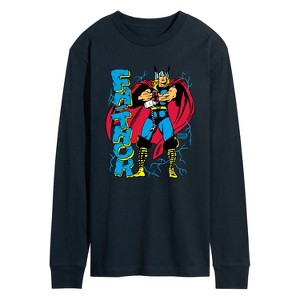Men's - Marvel - Thor Fathor Long Sleeve Graphic T-Shirt - 1 of 4