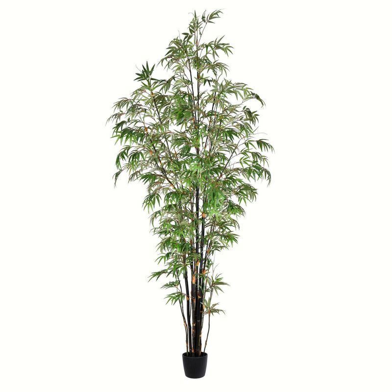 Vickerman Artificial Potted Black Japanese Bamboo Tree, 1 of 4