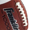 : Customer reviews: Franklin Sports Official Size Football - 1000  Regulation Outdoor Football - Synthetic Leather Adult Size Football -  Outdoor All-Weather Footballs - Extra Grip Official Size Football - Brown +  White