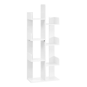VASAGLE Bookcase Tree-Shaped Bookshelf with 8 Storage Shelves - 1 of 4
