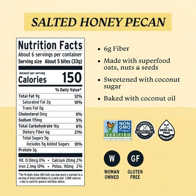 Purely Elizabeth Granola Bites Salted Honey Pecan - 7oz