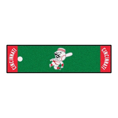 MLB Cincinnati Reds 1967 Retro Collection 1.5'x6' Putting Mat - Green