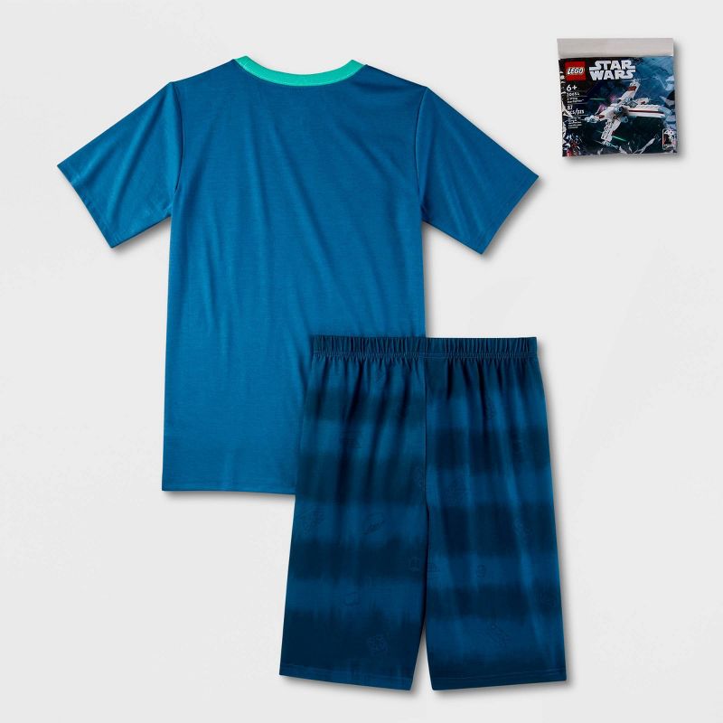Boys' LEGO Star Wars 2pc Pajama Set with Toys - Blue, 2 of 5