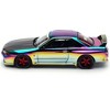 Skyline GT-R (BNR32) RHD Chameleon Chrome with Carbon Hood "APA XPO 2025 Exclusive" 1/64 Diecast Model Car by Pop Race - 4 of 4