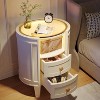 Hommoo 2-Drawer Nightstand with LED Light - 4 of 4