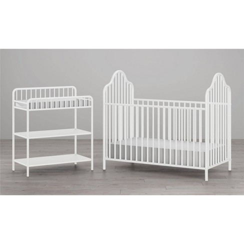 Little Seeds Rowan Valley Lanley Metal Crib And Changing Table Set