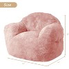 homfan Giant Bean Bag Chair with Armrest Foam Filled Sofa Chair for Living Room Bedroom - 2 of 4