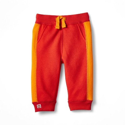 Baby Adaptive Track Jogger Pants - LEGO® Collection x Target Red Newborn