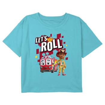 Girl's Firebuds Let's Roll Crop T-Shirt