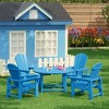 WestinTrends Malibu Kids 5-Piece HDPE Outdoor Patio Round Dining Table and Chairs Set - 2 of 4