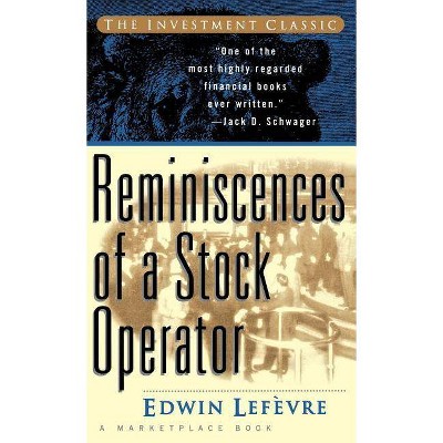 Reminiscences of a Stock Operator - (Marketplace Book) by  Edwin Lefèvre (Hardcover)