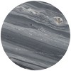 Guenon Round Accent Table - Grey Marble/Black - Safavieh - 4 of 4