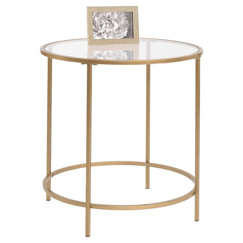 International Lux Side Table - Satin Gold, 1 of 10