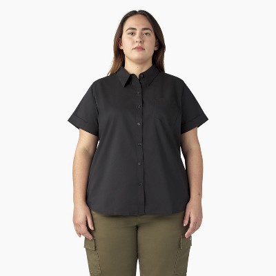 Dickies Women’s Plus Button-Up Shirt