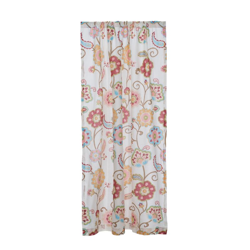 Ashbury Spring Floral Lined Shower Curtain with Grommets  - Levtex Home, 3 of 5
