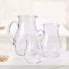 Amici Home Roxy Italian Glass Water Pitcher with Handle and Spout, Large Sized, Round Jug with Ice Lip, 34 oz, Great for Iced Tea, Sangria, Juice - 3 of 4