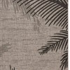 HomeRoots 3' X 5' Black and Taupe Palm Leaf Stain Resistant Indoor Outdoor Area Rug - 4 of 4