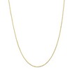 Black Bow Jewelry 1.1mm, 10k Yellow Gold, Singapore Chain Necklace - image 3 of 4