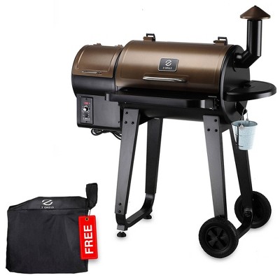 Z Grills ZPG-450A 452 sq in Pellet Grill and Smoker, Bronze