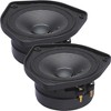 PowerBass OE-400 - 4" Mid Range Speakers with a pair of L-1A - 1" Aluminum Dome Tweeter - 4 of 4