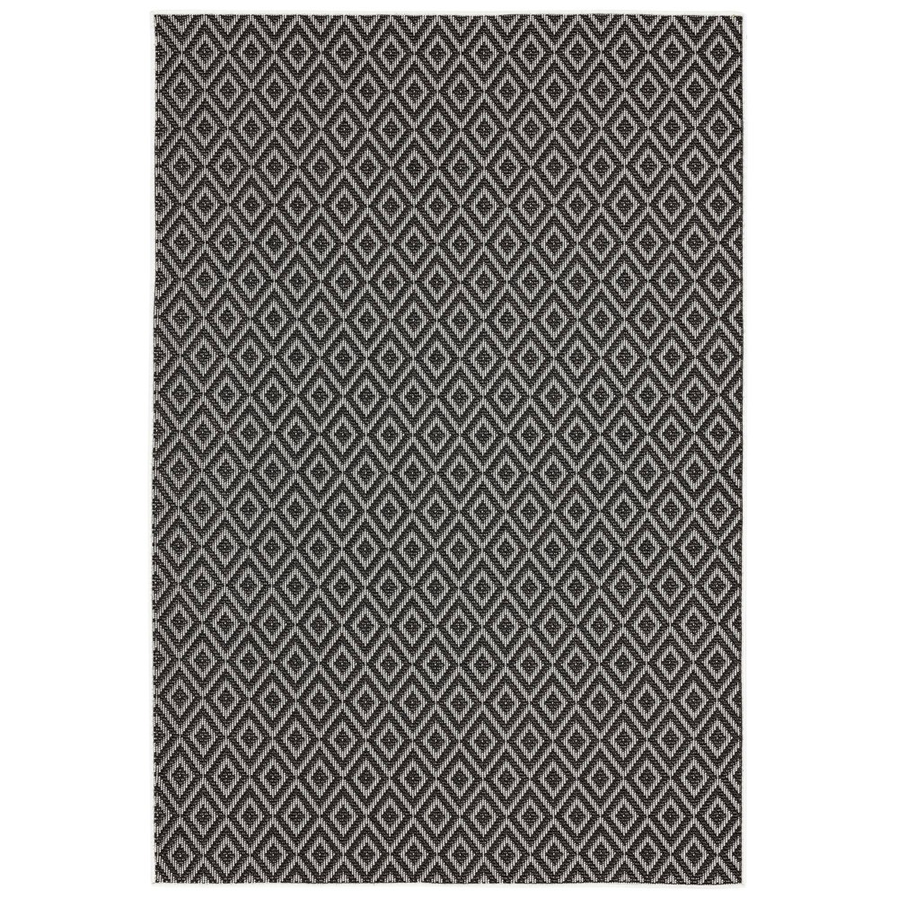 x 7'3in Tripoli Lydia Indoor/Outdoor Rug Charcoal/Cream