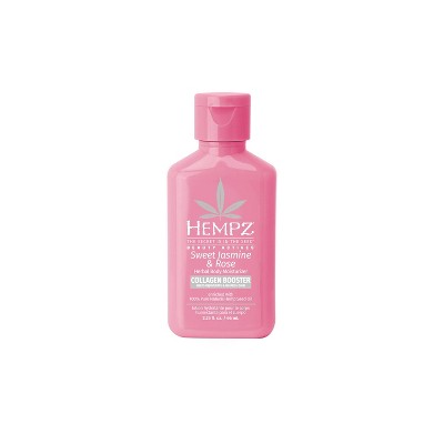 Hempz Beauty Actives Sweet Jasmine & Rose Body Lotion with Collagen Booster - 2.25 fl oz