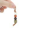 Unique Bargains Zebra Pattern Beads Shoelace Charms 1 Pair - 3 of 4