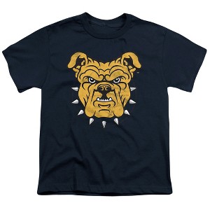North Carolina A&T State University Distressed Primary Logo Kids T-Shirt For Youth Navy - 1 of 4
