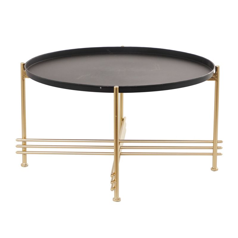 Modern Metal Coffee Table Gold - Olivia &#38; May, 3 of 7