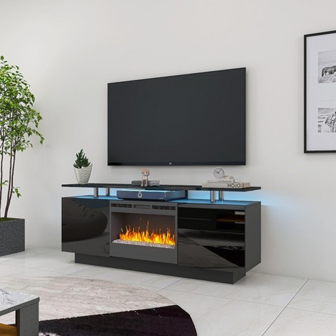 NicBex TV Stand for 70 Inch TV with Starage Space,TV Entertanment Center with Electric Fireplace,Modern TV Console Table for Living Room - image 1 of 4