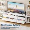 89" TV Stand with 6 Fabric Drawers and 4-Tier Shelves, Modern Entertainment Center for 75" TVs - 2 of 4