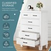 Dresser for Bedroom with 6 Drawers, 45" Tall Chests of Drawers with Storage - 4 of 4