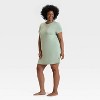 Women's Cloud Knit Pajama T-Shirt Dress - Auden™ - 4 of 4