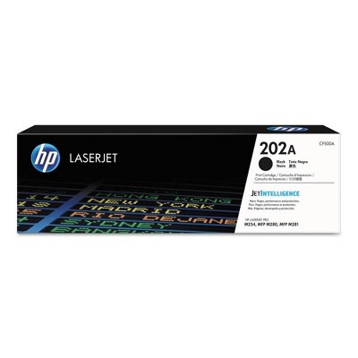 HP 202A LaserJet Toner Cartridge - Black (CF500A)